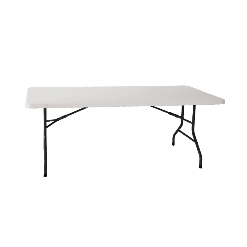 200cm Rectangular Steel Frame Regular Folding Table