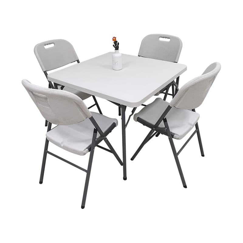 86cm HDPE Plastic Square Table for Bistro
